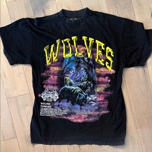 Darc Sport Black Wolves Graphic T-Shirt